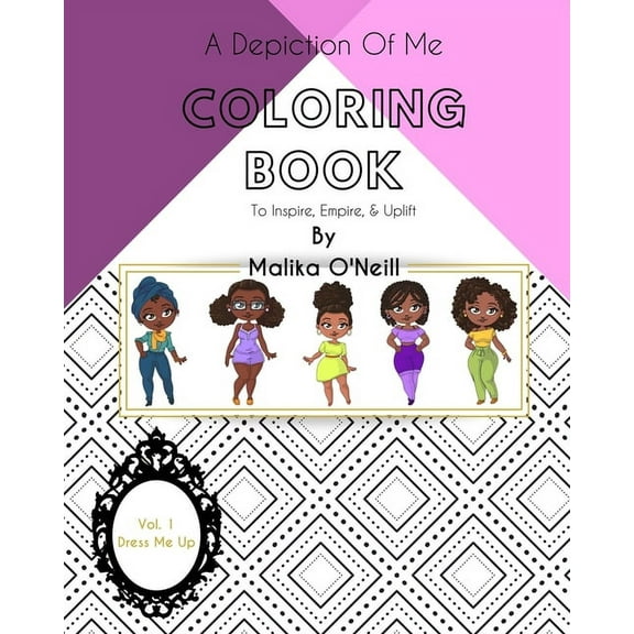 A Depiction of Me: A Depiction Of Me Coloring Book (Dress Me Up) (Paperback)
