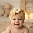 thumbnail image 4 of Baby Girls Turban Hats With Bow Caps Bonnets Headwraps For Toddlers Baby Sun Hat Kids Summer UPF 50+ Toddler Bucket Hat Wide Brim Adjustable Beach Hats for Boys Girls Age, 4 of 4