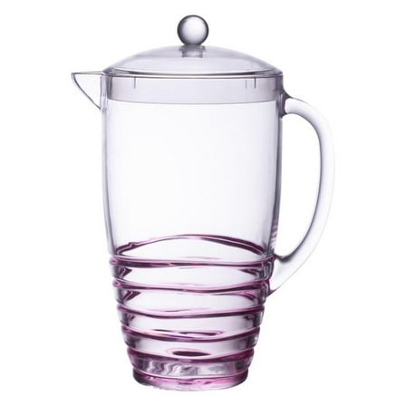 LeadingWare AC-0606P Swirl Pitcher 2.75 QT PINK