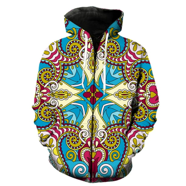 Sudadera con capucha y cremallera estilo ucraniano para hombre, estilo hip hop, unisex, para adolescentes, con estampado 3D, estilo Harajuku de gran tamaño, de manga larga, informal, a la moda