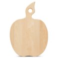 thumbnail image 1 of Wooden Cutting Board 11 inch, Pack of 25 Apple Shaped Cutting Board with Handle, Charcuterie Boards, Chopping Boards, by Woodpeckers, 1 of 7
