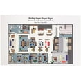 thumbnail image 2 of Sterling Cooper Draper Pryce Floor Plan Poster 11 x 17, 2 of 2