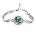 thumbnail image 1 of Blue Sky Picture Nature Tennis Chain Anklet Bracelet Diamond Jewelry, 1 of 3