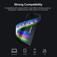 thumbnail image 7 of 120G External SSD TOPESEL USB-C 3.1Mini Portable SSD Solid State Drive, 7 of 7