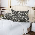 thumbnail image 6 of Plush Pillow Cases Queen Size Ultra Soft Warm Pillowcases with Zipper Skeleton Pegasus 20"x30", 6 of 9