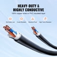 thumbnail image 3 of VEVOR 15ft RV Cable de extensión Cable de alimentación 50Amp NEMA 14-50R/NEMA 14-50P ETL listado, 3 of 5