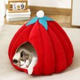 thumbnail image 4 of General Cats Bed For All Seasons Fully Enclosed Pet Bed For Winter Warmth Pumpkin House For Christmas Decor, 4 of 6