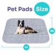 thumbnail image 3 of Almohadillas para orinar lavables para perros Conkote 91 x 104 cm, superabsorbentes e impermeables, 3 of 7