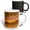 Multicolor, variant on 3drose, Tahquamenon River at Sunrise, Paradise, Michigan, Upper Peninsula., 11oz Two-tone Green Mug