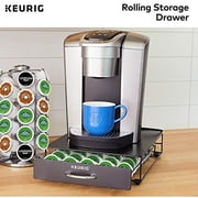 Keurig Under Brewer Storage Drawer, Holds 35 K-Cup Pods, Black