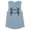 Stonewash Denim, variant on Skeleton Heart Hands Women's Muscle Tank Large White