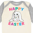thumbnail image 4 of Inktastic Happy Easter Adorable Bunny Boys or Girls Long Sleeve Baby Bodysuit, 4 of 5