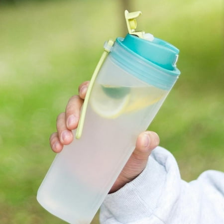 

Portable Single Layer Plastic Cup Protein Powder Shake Cup Shake Cup Milkshake Cup Sports Fitness Water Cup Gift Yellow 550ML