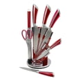 thumbnail image 2 of Juego De Cuchillos De Acero  Inoxidable Rojos 8 Pzas Perla CO-KS200R, 2 of 4