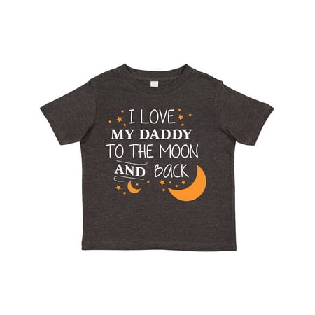

Inktastic I Love My Daddy to the Moon and Back Gift Toddler Boy or Toddler Girl T-Shirt
