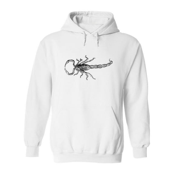 Yellow Scorpion  Hoodie Men -Image by Shutterstock, Male 3X-Large