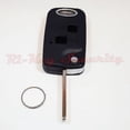 thumbnail image 4 of New Flip Key Modified Case Shell For Lexus 2 Buttons Remote Key Long Blade 48mm, 4 of 9