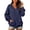 BNP87-Royal Blue, variant on VV AVEORS Womens Sweatshirts No Hood Loose Fit Long Sleeve V Neck Casual Sweatshirt Fall Fashion Comfort Winter Hoodless Hoodies Wine M