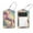 multicolored 1, variant on 2 Pcs Luggage Tags, Purple Rose Sugar Skull Privacy Cover ID Label with Stainless Steel Loop and Address Card for Travel Bag Suitcase