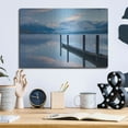 thumbnail image 6 of Luxe Metal Art 'Lake Mcdonald Dock' by Alan Majchrowicz, Metal Wall Art, 16"x12", 6 of 7