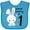 Turquoise, variant on Inktastic Somebunny is One First Birthday Bunny Boys or Girls Baby Bib