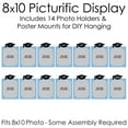 thumbnail image 5 of Big Dot of Happiness Light Blue Graduation 8 x 10 inches K-12 School Photo Holder - DIY Party Decor - Picturific Display, 5 of 7
