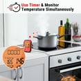thumbnail image 6 of ThermoPro TP828BW 1000FT Wireless Meat Thermometer with Dual BBQ Probe, Grill Thermometer for Outside Grill, Meat Thermometer for Smoker Oven Grill, 6 of 11
