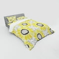 thumbnail image 2 of Ambesonne Yellow Bedding Set 4 Pcs, Sun Flower Nature Art, Queen, Yellow Grey, 2 of 2