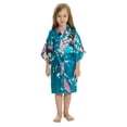 thumbnail image 4 of Lake Blue Mommy and Me Robes, Floral, Satin Feel, 4 of 9