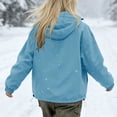 thumbnail image 6 of Admvng Women's Windproof Jacket Half Zip Pullover Drawstring Pocket Lightweight Water Resistant Outdoor Travel Windbreaker Coat, 6 of 7