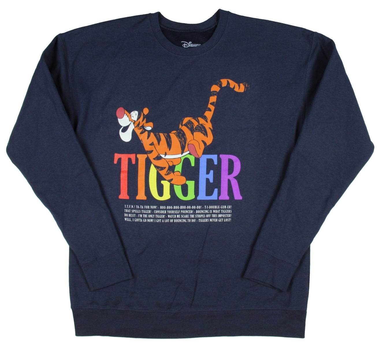 Shoes /& Jewelry Disney Men/'s Winnie The Pooh Classic Tigger Sweatshirt Clothing