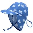 thumbnail image 1 of Gorro de sol para bebé Duoyeree UPF 50+, protección para orejas y cuello 0-6M, 1 of 5