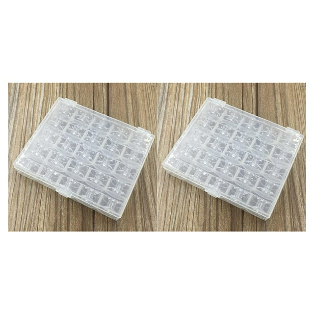 Inteprter Caja de bobina de 25 rejillas para coser, tejer, acolchar, caja de carrete, organizador, compartimentos de contenedor para el hogar, Type5 NO5