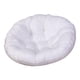 thumbnail image 1 of Cojín para silla de columpio, almohada de suelo, multifuncional, redondo, suave, grueso y elegante para jardín. Blanco, 1 of 9