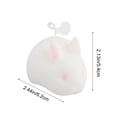 thumbnail image 3 of AURIGATE Easter Bunny Scented Candle British Pear & Freesia Fragrance Wax Rabbit Shaped Candle for Easter Gift Home Decor Party Table Decoration, 3 of 6