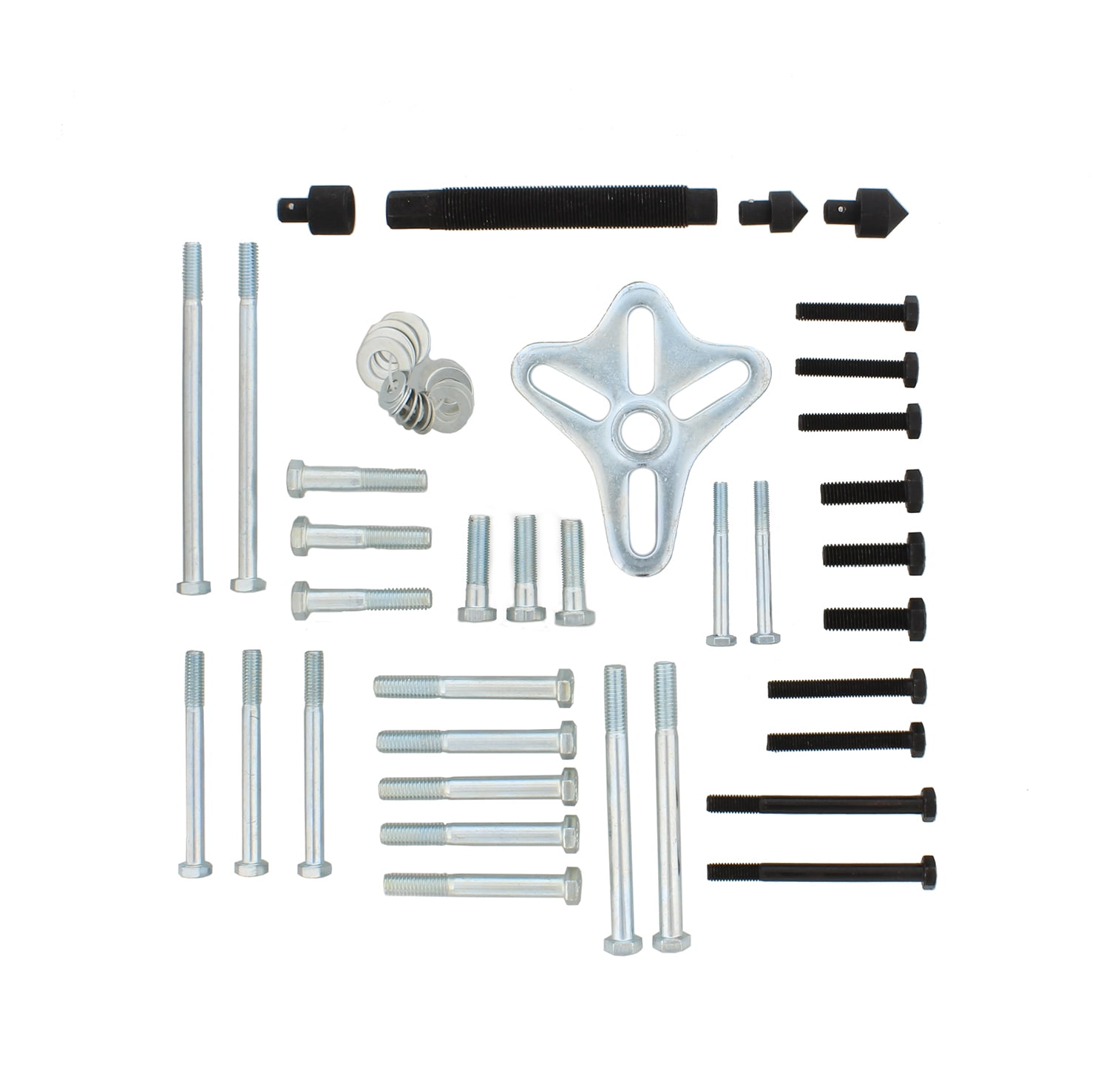 Heavy Duty 46 Pc Harmonic Puller Set Steering wheel //Crankshaft Balance Puller Gear Flywheels Steering Tool