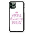 thumbnail image 1 of Social Distancing Queen virus Case Slim Shockproof Hard Rubber Custom Case Cover For iPhone 12 / 12 Pro, 1 of 5