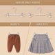 thumbnail image 4 of Pants Hangers with Clips 10 Pack Adjustable Skirt Hangers for Women Non-Slip Trousers Hanger for Jeans Clothes Hangers,White,12Inch, 4 of 4