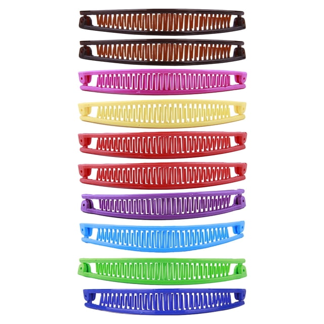 SHISUYAN 10 Pcs Peignes Colorés pour Filles en Propropylène Durables Réutilisables pour Toute Occasion