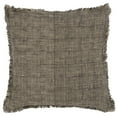 thumbnail image 4 of Safavieh Inara 20" x 20" Glam Linen Decorative Pillows, Black/Natural, 4 of 4