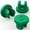 dark green, variant on 20mm Lid with two legs, butyl rubber stopper, self-sealing injection port, reliable seals for glass vials and liquid culture jars ,100pcs