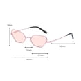 thumbnail image 5 of Gafas de Sol Deportivas Macarena con Montura Protección 400 Resistencia a Impacto para Ciclismo Motocicleta Rosado, 5 of 5