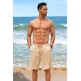 thumbnail image 3 of COOFANDY Summer Shorts for Men Lightweight Above Knee Shorts Casual Drawstring Athletic Shorts, 3 of 6
