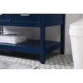 thumbnail image 5 of Elegant Decor Sinclaire 48" Aluminum Alloy & MDF Single Bathroom Vanity in Blue, 5 of 8