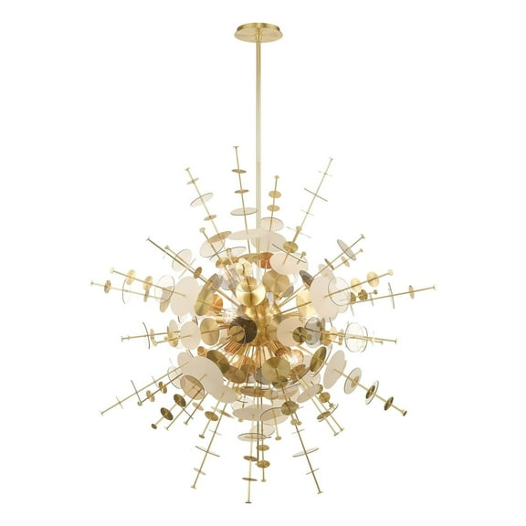 Livex Lighting - Circulo - 12 Light Grand Foyer Chandelier in Mid Century Modern