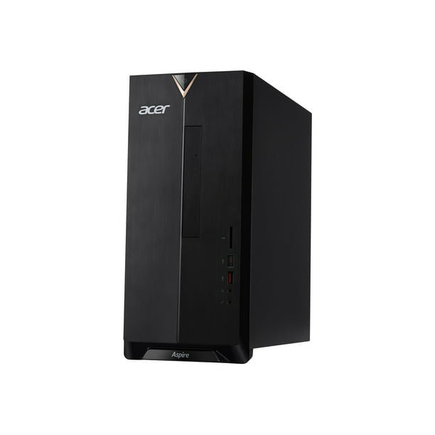 Acer Aspire TC-885-UA91 Desktop, 9th Gen Intel Core i3-9100, 8GB DDR4, 512GB SSD, 8X DVD, 802.11AC Wifi, USB 3.1 Type C, Windows 10 Home