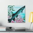 thumbnail image 3 of Barracuda in Pointillism - Canvas, 3 of 10