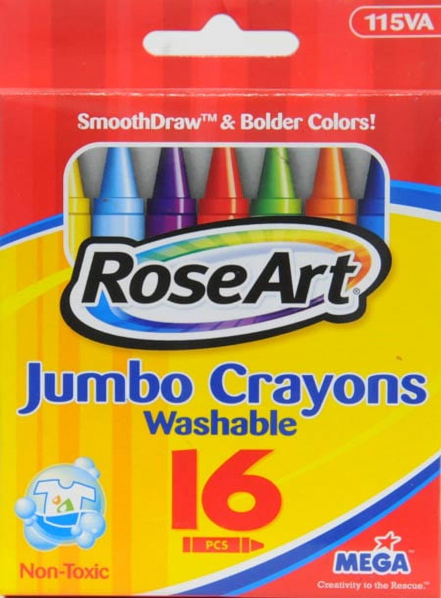 RoseArt Twist-Up Crayons, 20-Count, Assorted Colors, Packaging May