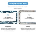 thumbnail image 4 of Abstract Ocean Waves License Plate Frames for Women Men Car Plate Holder Cover Metal Tag Aluminum Car Accessories Front Rear Plate Decor, 4 of 6