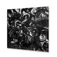 thumbnail image 2 of Designart "Graffiti Of Marble Black and Gold II" Abstract Marble Metal Art Print, 2 of 5
